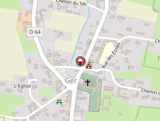 Carte de Peninou Terrassement à Ger