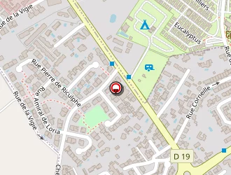 Carte de Camping Du Levant à Valras-plage