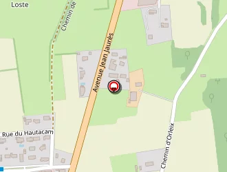 Carte de Pliacier à Aureilhan