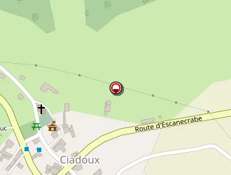 Carte de La Poste à Ciadoux