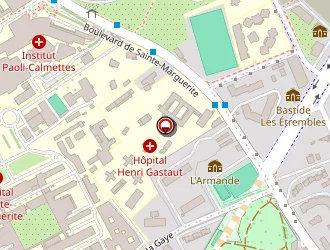 Carte de Aquamarine à Marseille