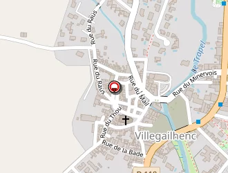 Carte de Auriol Yvan à Villegailhenc