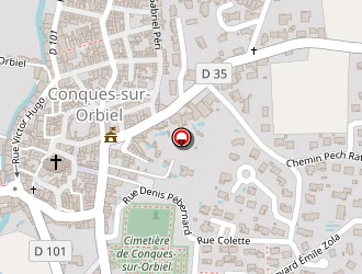 Carte de Garcia Castilla Chantal à Conques-sur-orbiel