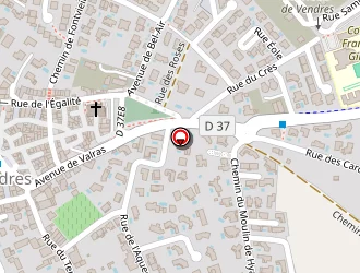 Carte de La Folie Douce à Vendres