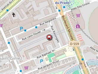 Carte de Monceau Fleurs à Marseille