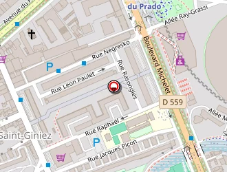 Carte de Centre Michelet à Marseille