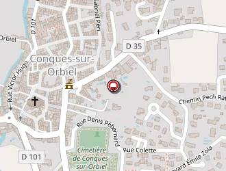 Carte de Branco Da-silva à Conques-sur-orbiel