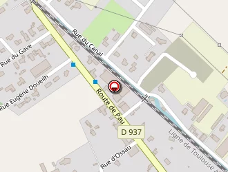 Carte de Lacoste Paloumet Thierry à Meillon