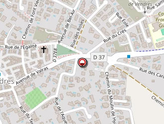 Carte de Aldebert Pierre à Vendres