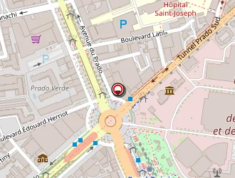 Carte de Virage Sud à Marseille