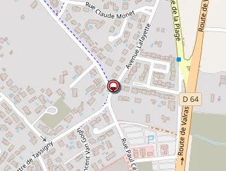 Carte de M D Coiff à Sérignan