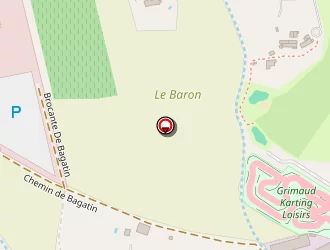 Carte de Scicld Tennis à Grimaud