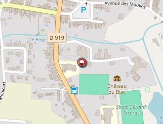 Carte de Collège Enseignement Général à Lézat-sur-lèze