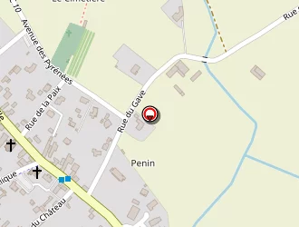 Carte de Garage Houert à Mazères-lezons