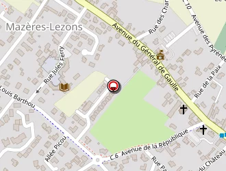 Carte de Maisonsante à Mazères-lezons