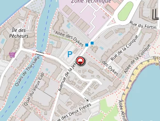 Carte de La Bonne Mère à Agde