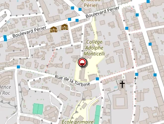 Carte de Clinique Wulfran Puget à Marseille