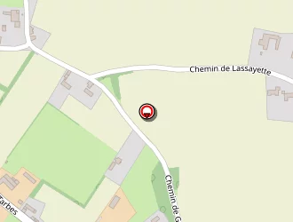 Carte de Lacoustille-sordes à Gardères