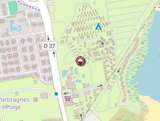 Carte de Hôtel Le Mirador à Portiragnes