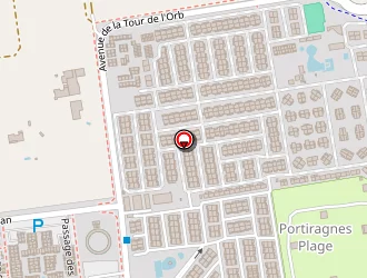 Carte de La Poste à Portiragnes