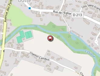 Carte de Tennis à Ousse