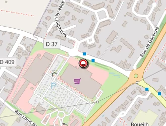 Carte de Centre Leclerc à Mazères-lezons