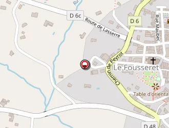 Carte de Culos (ets) à Fousseret (le)