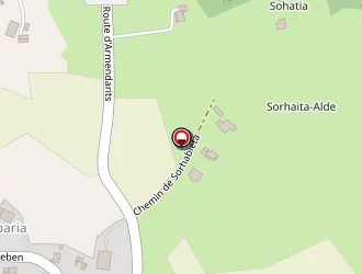 Carte de Restaurant Aguerria à Hélette