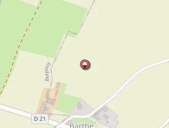 Carte de Mairie De à Barthe