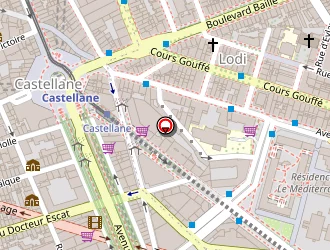 Carte de Citya Prado à Marseille