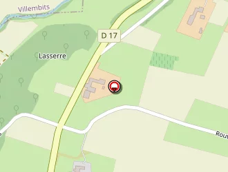 Carte de Tennis à Tournous-darré