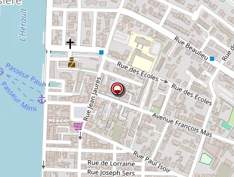 Carte de Thiflo à Agde