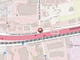 Carte de La Passerelle à Aubagne