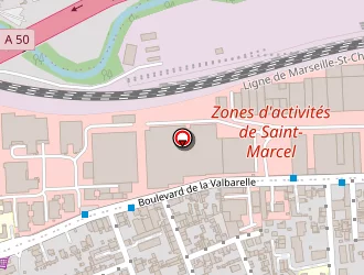 Carte de Julie Coiffure à Marseille