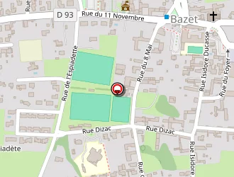 Carte de La Poste à Bazet