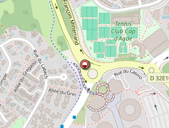 Carte de Gounod à Agde