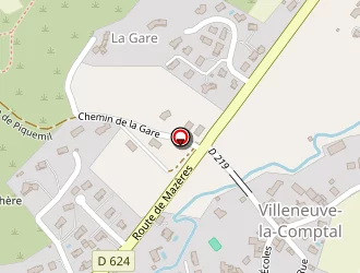 Carte de La Poste à Villeneuve-la-comptal