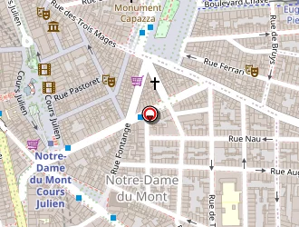 Carte de Nadaud Julie à Marseille