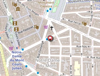 Carte de Halte Accueil La Maisonnette à Marseille