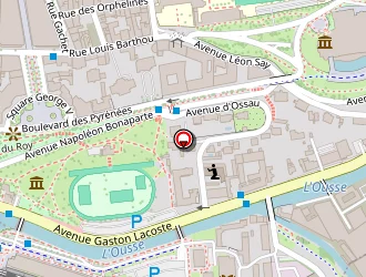 Carte de Lafarge Granulats à Pau