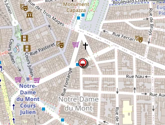 Carte de Subway à Marseille