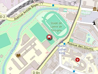 Carte de Menc à Aubagne