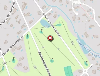 Carte de Hôtel Beauvallon à Grimaud