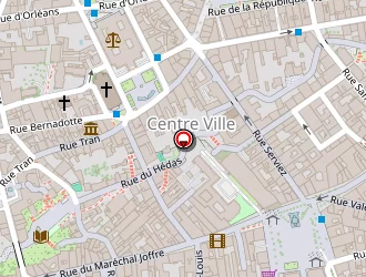 Carte de Les Cinq Marches à Pau