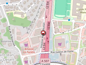 Carte de M.d Escaliers à Marseille