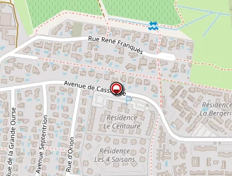 Carte de Ecole De Natation à Agde