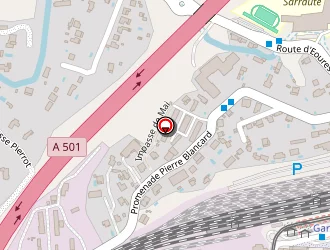 Carte de Station Esso Express à Aubagne