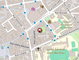 Carte de Le Bureau à Pau