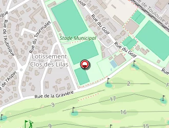 Carte de Au Bord De L'eau à Billère