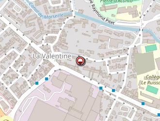 Carte de Le Jardin Cache à Marseille